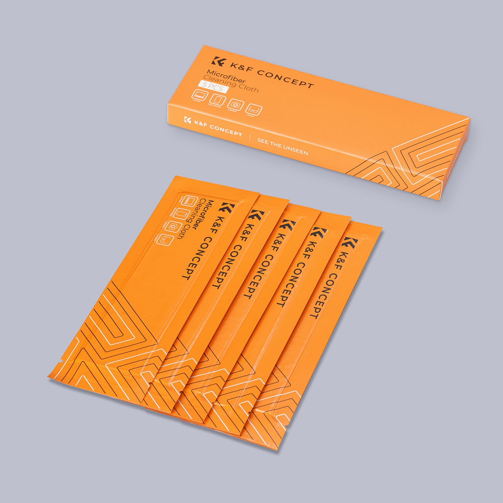 Mikrofibra czyszcząca do optyki bezpyłowa ściereczka k&f Concept 5szt*