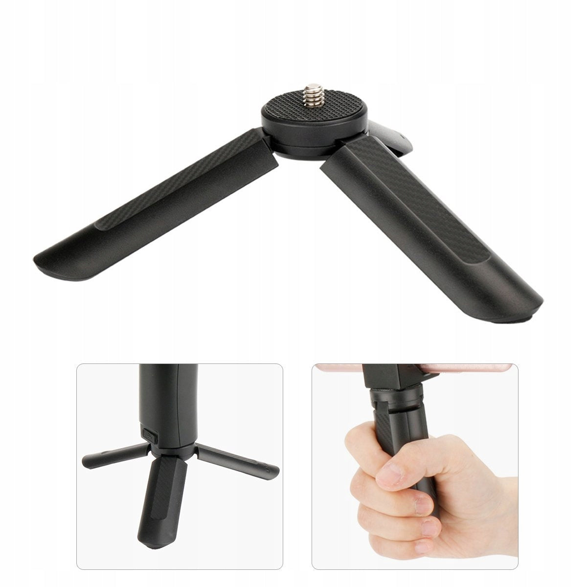 Mini Statyw stołowy do smartfonów i gimbali Ulanzi MT-05 9,3 cm (czarny)