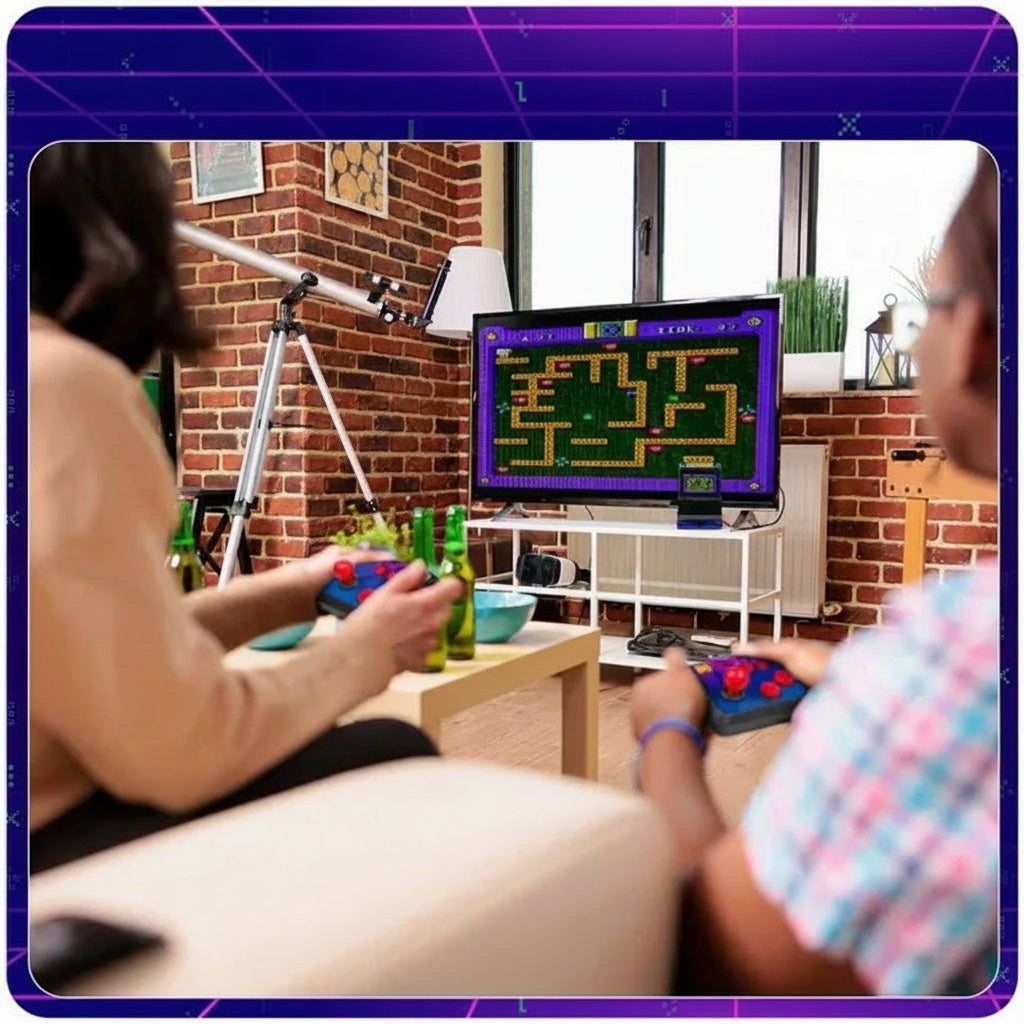 Przenośna mini konsolaOrb Retro Mini Arcade Machine 300 gier (2 graczy)