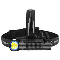 Latarka czołowa i kątowa EDC Olight Perun 3 Black z opaską - 3000 lumenów
