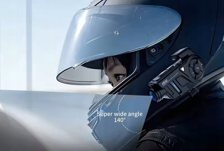Interkom motocyklowy PREMIUM EJEAS K1 pro MESH Bluetooth Wi-Fi + kamera 2K