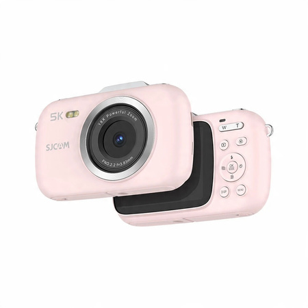 Aparat Cyfrowy SJCAM ZV100 różowy dla Dzieci Młodzieży kamera WEBCAM 80Mpx