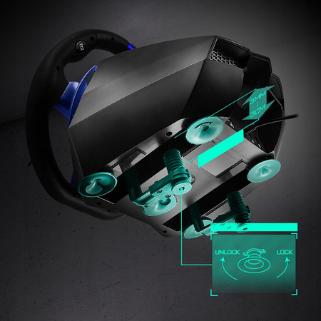 FLASHFIRE F111 Kierownica gamingowa + 3 pedały 6 biegów