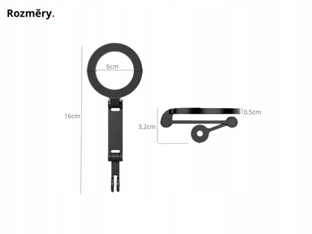Telesin Elastyczny uchwyt na telefon Magsafe z adapterem GoPro Phone Holder