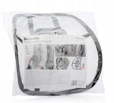 Oddychające Przenośna Podpórka Lędźwiowa Backonfy InnovaGoods zdrowe plecy