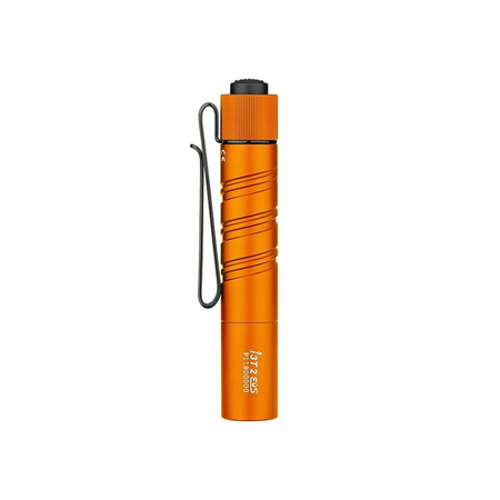 Latarka na baterie miniaturowa EDC Olight I3T 2 EOS Orange - 300 lumenów