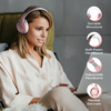 Słuchawki Bluetooth PowerLocus P3 RoseGoldMikrofon Etui AUX BT Bluetooth