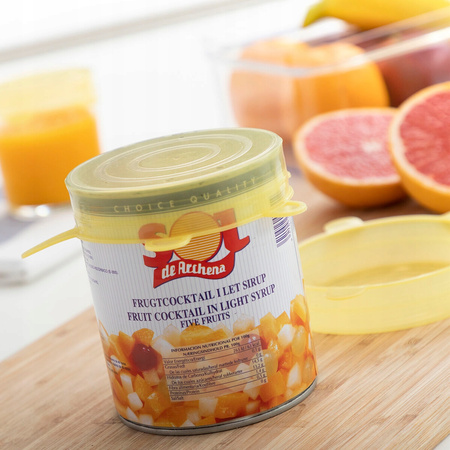 POKRYWKI SILIKONOWE UNIWERSALNE DO pudełek na żywność jedzenie 10szt.