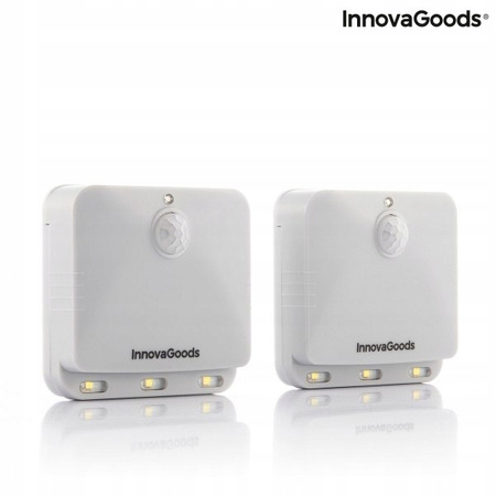 Lampka LED z Czujnikiem Ruchu Lumtoo InnovaGoods 2 Sztuk światło na czujnik
