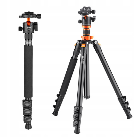 STATYW fotograficzny K&F ALU/MAG 175CM K254A3 SA254M2 TRIPOD KF09.089 V1