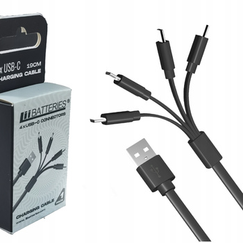 LiiBatteries USB-C 4w1 dedykowany do AKUMULATORÓW LITOWO-JONOWYCH 19cm Fast