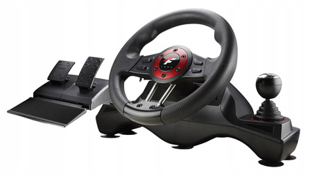FLASHFIRE WH2304V Kierownica gamingowa + Pedały, skrzynia biegów