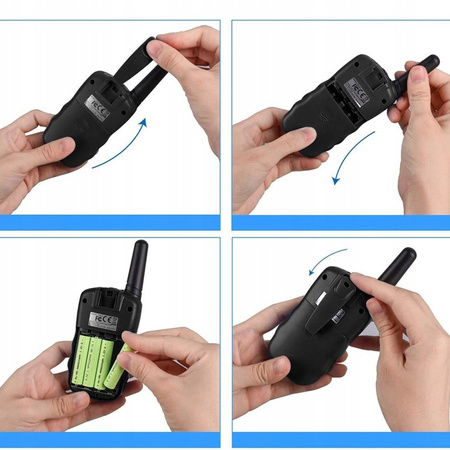 SHONA T388 WALKIE TALKIE 2 szt dla dzieci 10 tonów latarka VOX