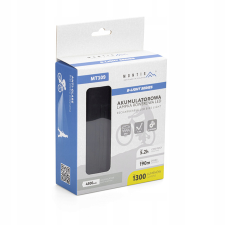 Światło Rowerowe Lampka PRZÓD LED na rower kierownicę MOCNA jasna