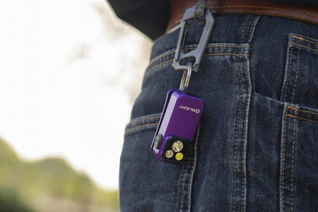 Latarka akumulatorowa wielofunkcyjna EDC Olight Oclip Pro Purple - 500 lm