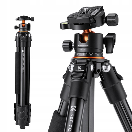 STATYW TRIPOD ALU/MAG 231CM K234A7 KF09.087V6 wysoki pozioma kolumna K&F