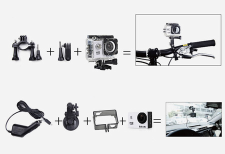 Kamera Sportowa SJCAM SJ4000 WiFi Czarny