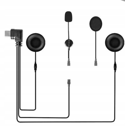 Interkom motocyklowy PREMIUM EJEAS K1 pro MESH Bluetooth Wi-Fi + kamera 2K