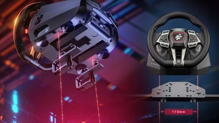 FLASHFIRE IMOLA F107 Kierownica gamingowa 900° + 3 pedały, 6 biegów