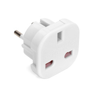 PRZEJŚCIÓWKA WTYCZKA ANGIELSKA ADAPTER PODRÓŻNY WTYK PL GNIAZDO UK 20IP 16A