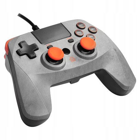 SNAKEBYTE GAME:PAD 4 S ROCK (GREY ORANGE)