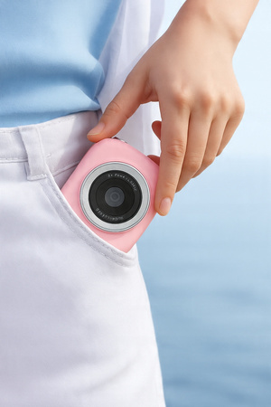 Aparat Cyfrowy SJCAM ZV100 różowy dla Dzieci Młodzieży kamera WEBCAM 80Mpx