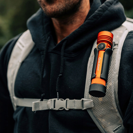 Latarka klasyczna LED Olight Seeker 4 Pro pomarańczowa 4600lm 260m 15 dni