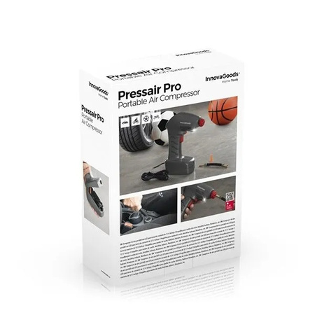 Przenośna sprężarka powietrza z lampką LED InnovaGoods Airpro+ 0 l 9 bar
