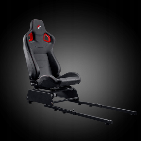 Fotel do SYMULATORA WYŚCIGÓW gamingowy regulowany kubełkowy 160 stopni F903