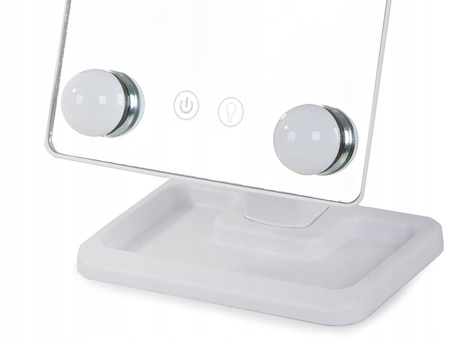 Lusterko kosmetyczne podświetlane do makijażu led