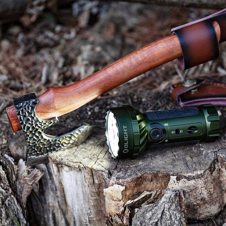 Latarka reflektor i szperacz Olight Marauder Mini zielona 7000 lm LED