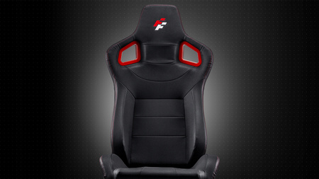 Fotel do SYMULATORA WYŚCIGÓW gamingowy regulowany kubełkowy 160 stopni F903