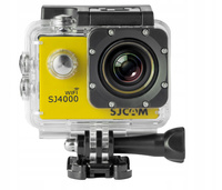 KAMERA SPORTOWA SJCAM SJ4000 WIFI ŻÓŁTA FULL HD WODOODPORNA AKCESORIA