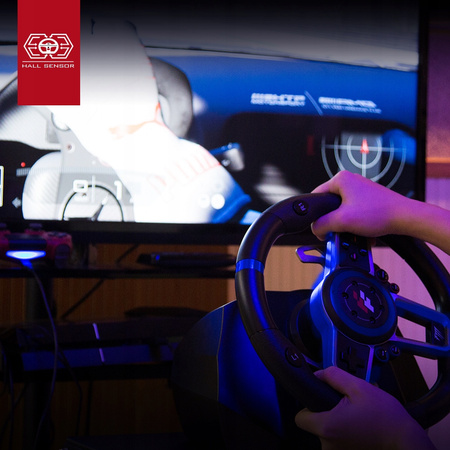 FLASHFIRE F111 Kierownica gamingowa + 3 pedały 6 biegów