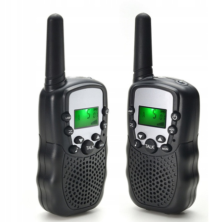 SHONA T388 WALKIE TALKIE 2 szt dla dzieci 10 tonów latarka VOX