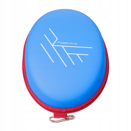 Słuchawki DLA DZIECI PowerLocus Bobo BlueRED BEZPRZEWODOWE LED Mikro SD AUX