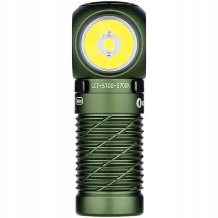 Latarka czołowa Olight Perun 2 Mini zielona CW 1100lm 150m 10 dni