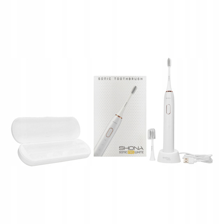 ZESTAW 2x SZCZOTECZKA ELEKTRYCZNA SONICZNA KOŃCÓWK