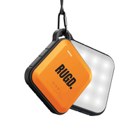 Powerbank RUGD Power Brick 18W + LATARKA 1300lm + SOS IP67 z karabińczykiem