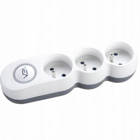 Przedłużacz listwowy Libox 5 m 3 szt. gniazd biały