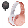 Słuchawki PowerLocus bezprzewodowe RoseGold BLUETOOTH / microSD / radioFM