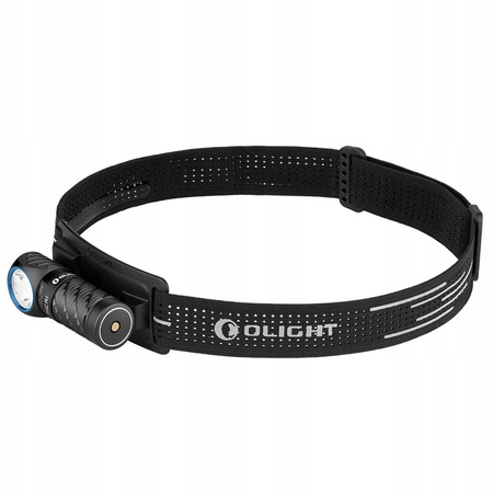 Latarka czołowa i kątowa Olight Perun 3 Mini HCRI NW Black z opaską 920 lm