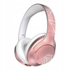 Słuchawki Bluetooth PowerLocus P3 RoseGoldMikrofon Etui AUX BT Bluetooth