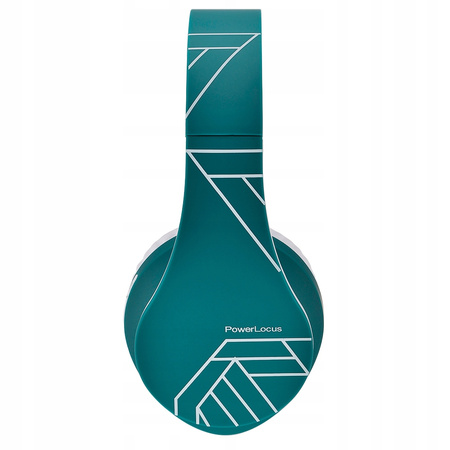 Słuchawki PowerLocus P2 bezprzewodowe OceanBlue BLUETOOTH / microSD / radioFM