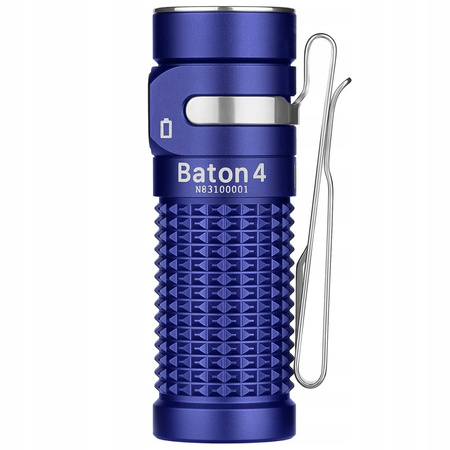 Latarka akumulatorowa Olight Baton 4 Regal Blue - 1300 lumenów