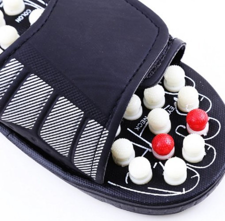 Klapki zdrowotne Fakirki kapcie laczki akupresury masażer stóp S masujące