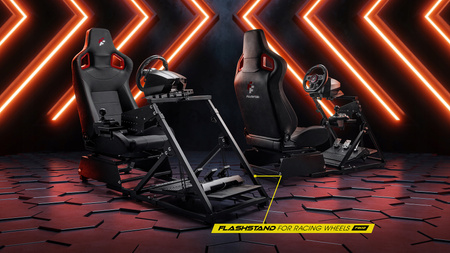 Fotel do SYMULATORA WYŚCIGÓW gamingowy regulowany kubełkowy 160 stopni F903