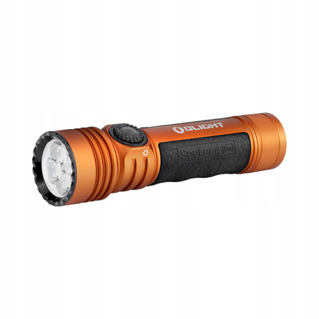 Latarka klasyczna LED Olight Seeker 4 Pro pomarańczowa 4600lm 260m 15 dni