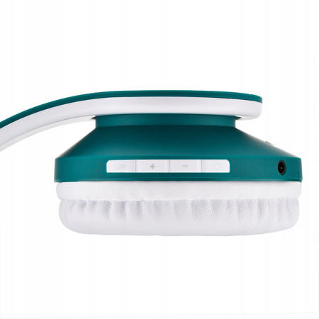 Słuchawki PowerLocus P2 bezprzewodowe OceanBlue BLUETOOTH / microSD / radioFM