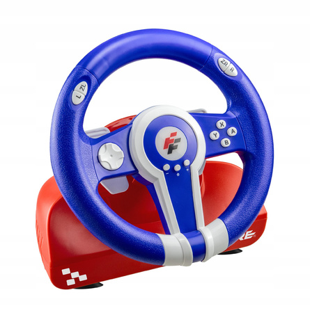 Kierownica do gier ES300A 180 stopni Nintendo Switch PC wibracje + pedały